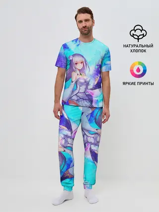 Мужская пижама с брюками / Re:Zero