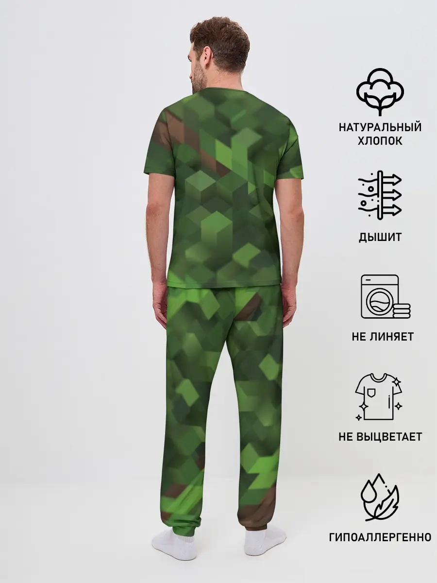 Мужская пижама с брюками / minecraft