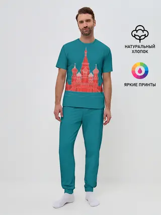 Мужская пижама с брюками / Москва