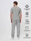 Мужская пижама с брюками / Архитектура