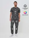Мужская пижама с брюками / Skulls