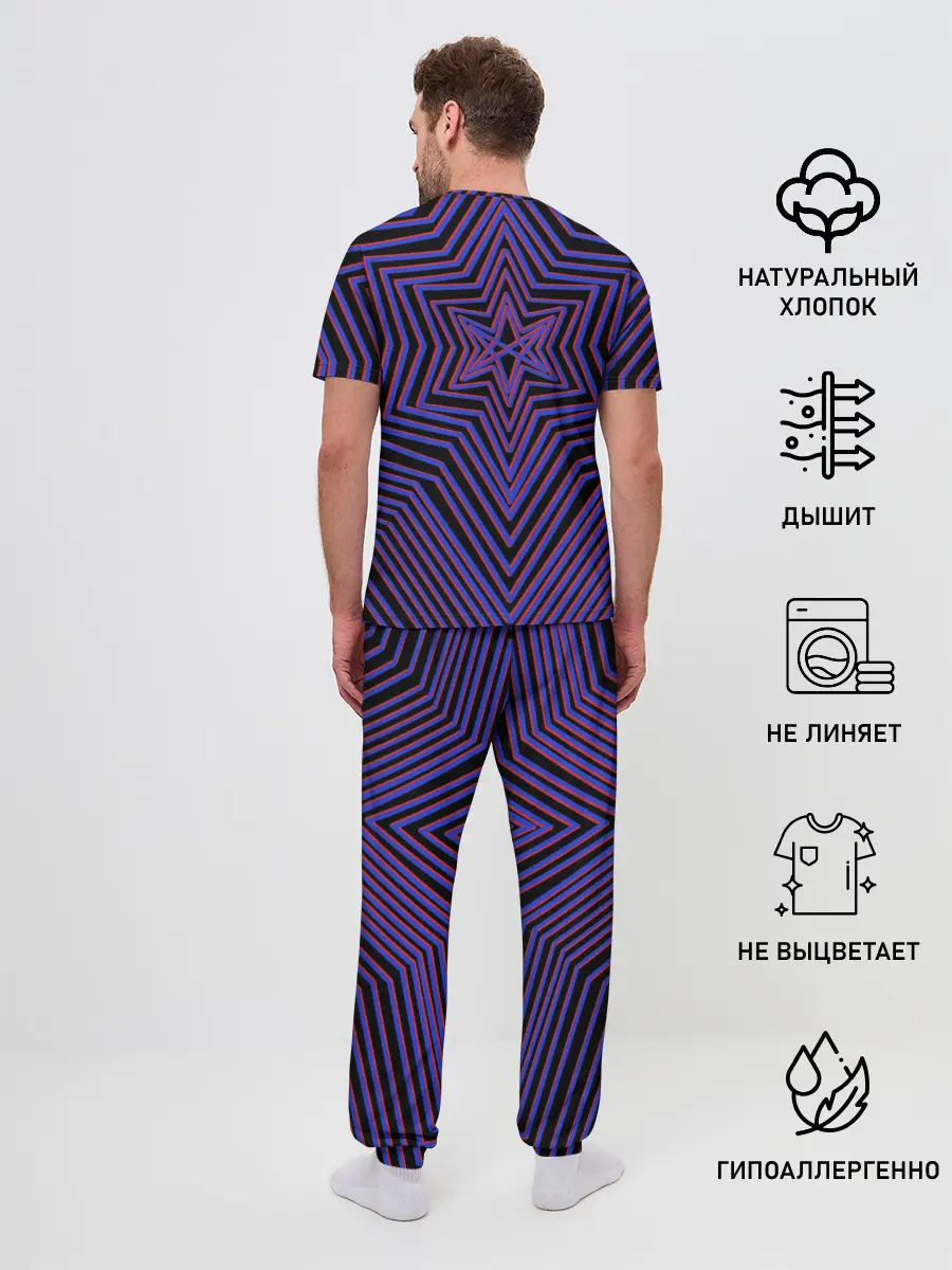 Мужская пижама с брюками / BRING ME THE HORIZON GLITCH