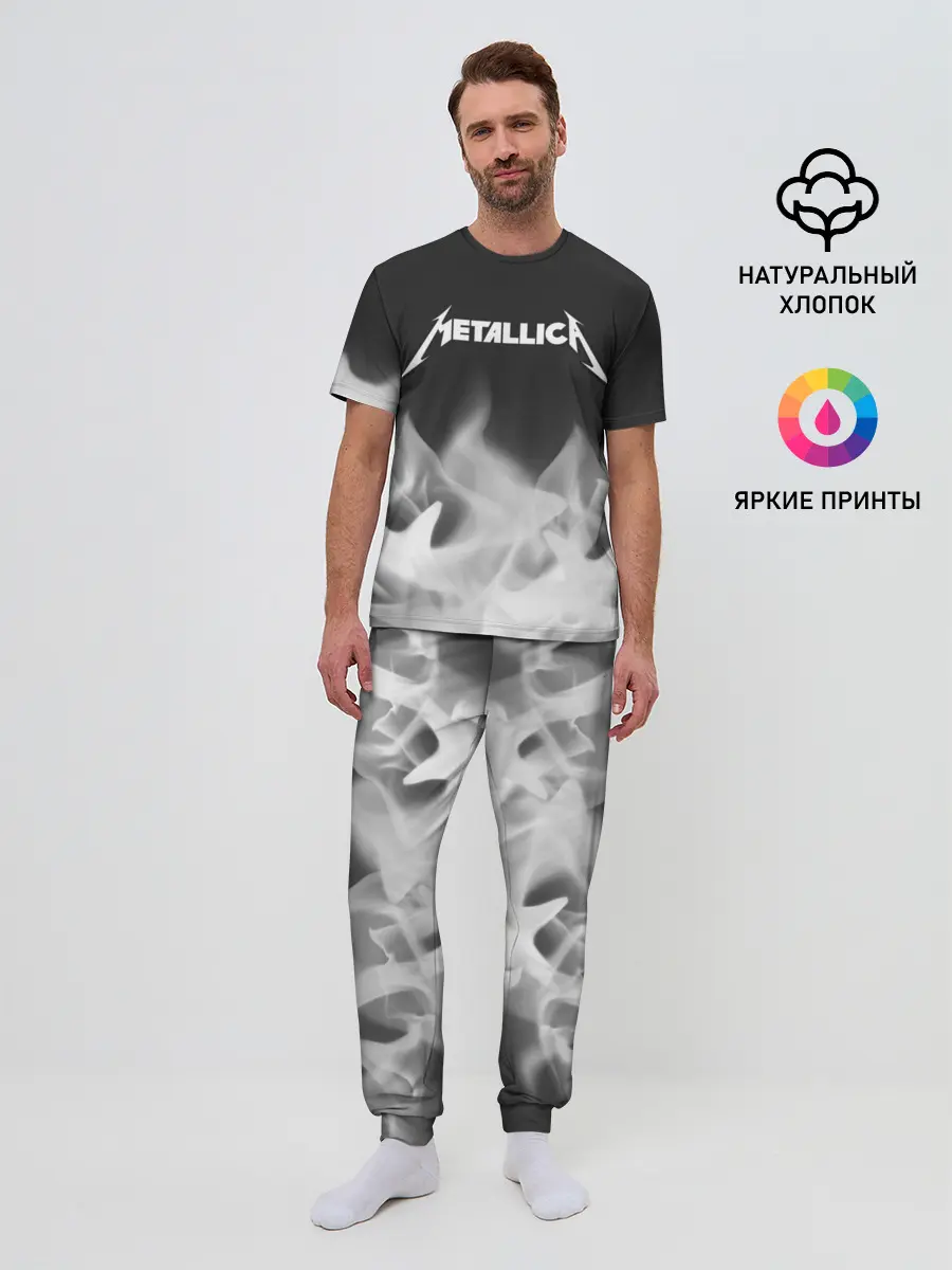 Мужская пижама с брюками / METALLICA / МЕТАЛЛИКА
