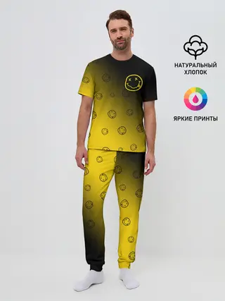 Мужская пижама с брюками / NIRVANA / НИРВАНА