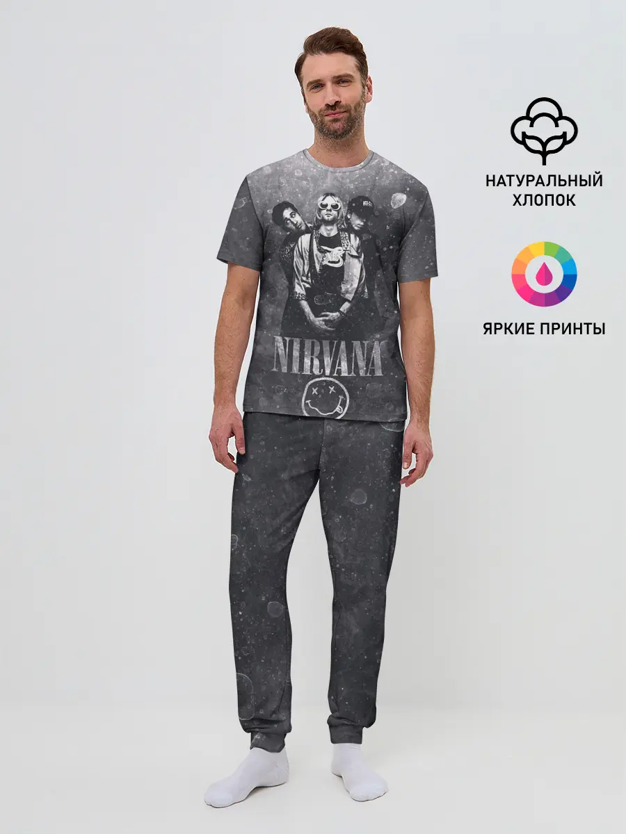 Мужская пижама с брюками / Nirvana