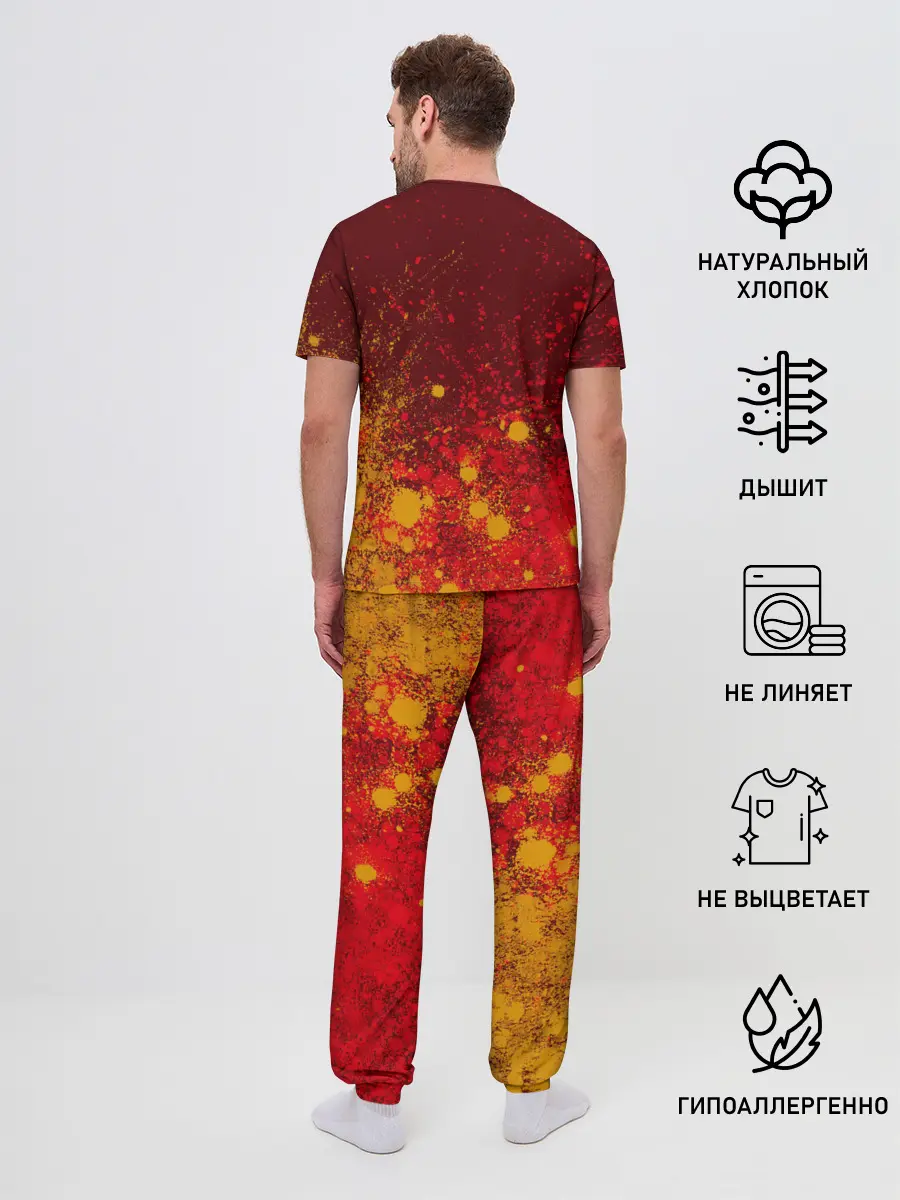 Мужская пижама с брюками / MITSUBISHI / МИТСУБИСИ