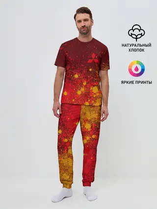 Мужская пижама с брюками / MITSUBISHI / МИТСУБИСИ