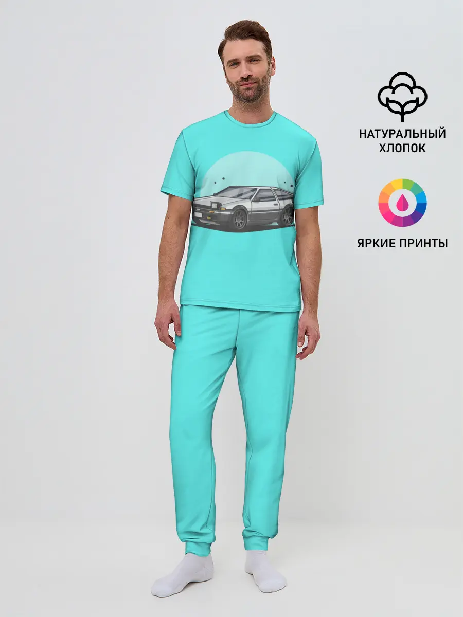 Мужская пижама с брюками / Хачироку АЕ86