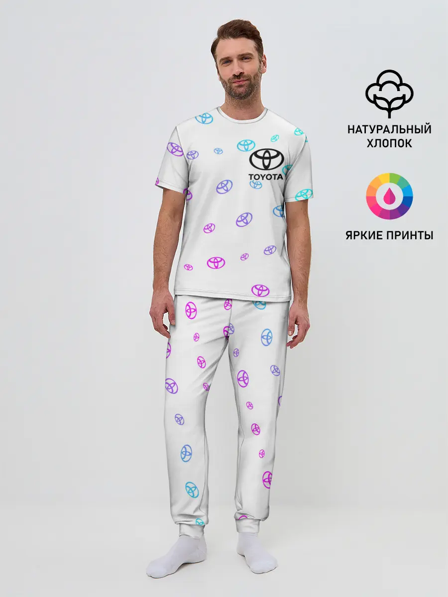 Мужская пижама с брюками / TOYOTA / ТОЙОТА