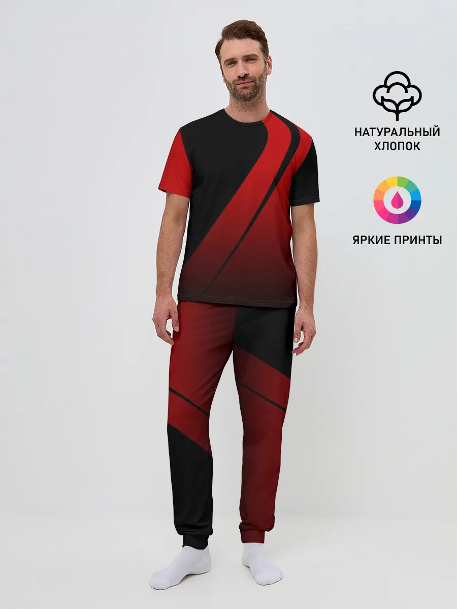 Мужская пижама с брюками / SPORT WEAR