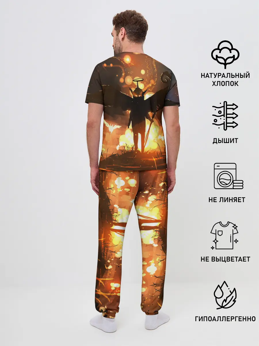 Мужская пижама с брюками / Темный ангел ада