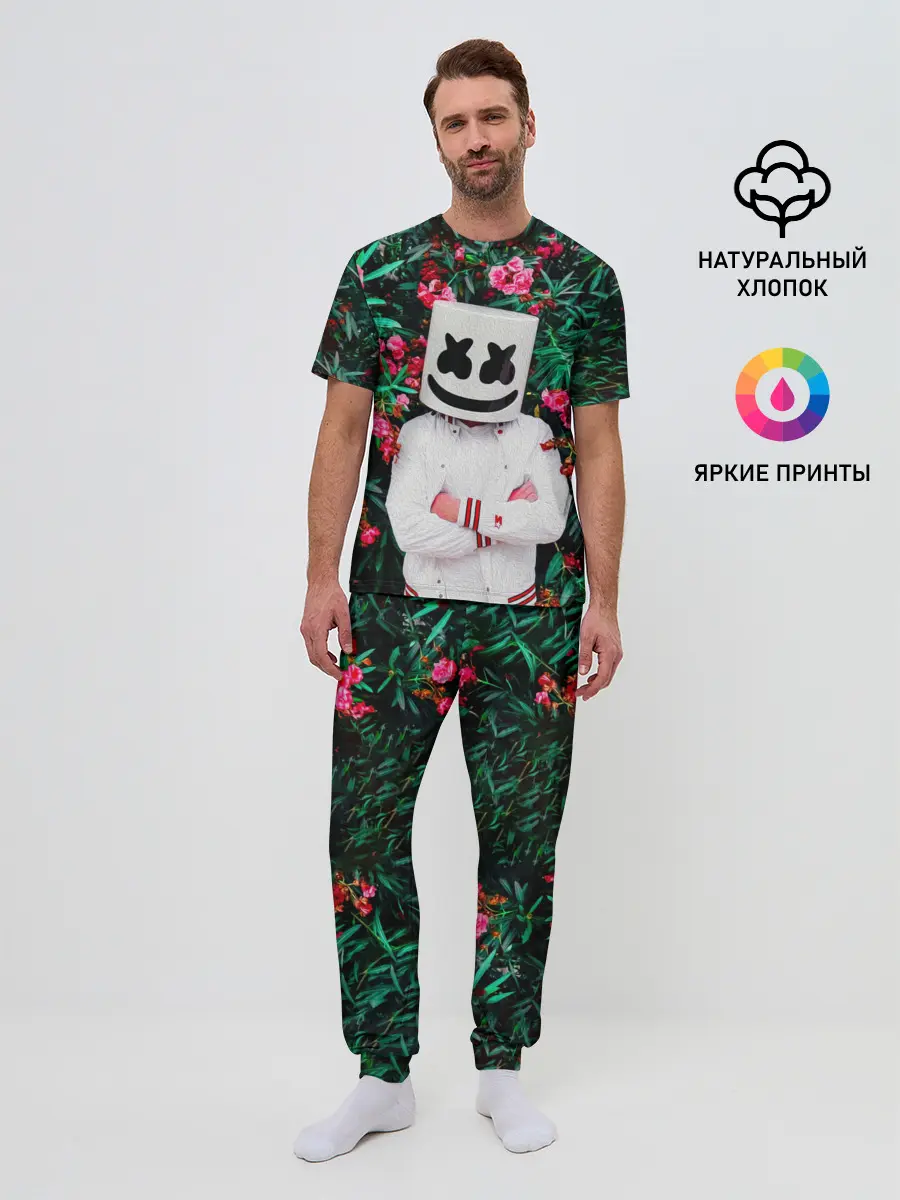 Мужская пижама с брюками / MARSHMELLO ROSES