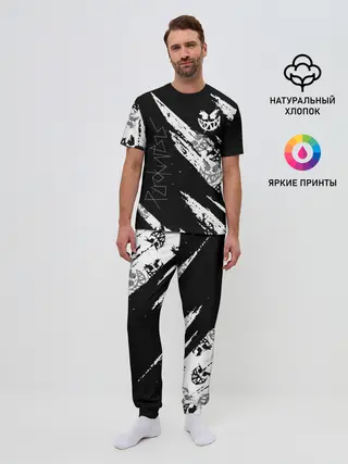 Мужская пижама с брюками / PYROKINESIS.