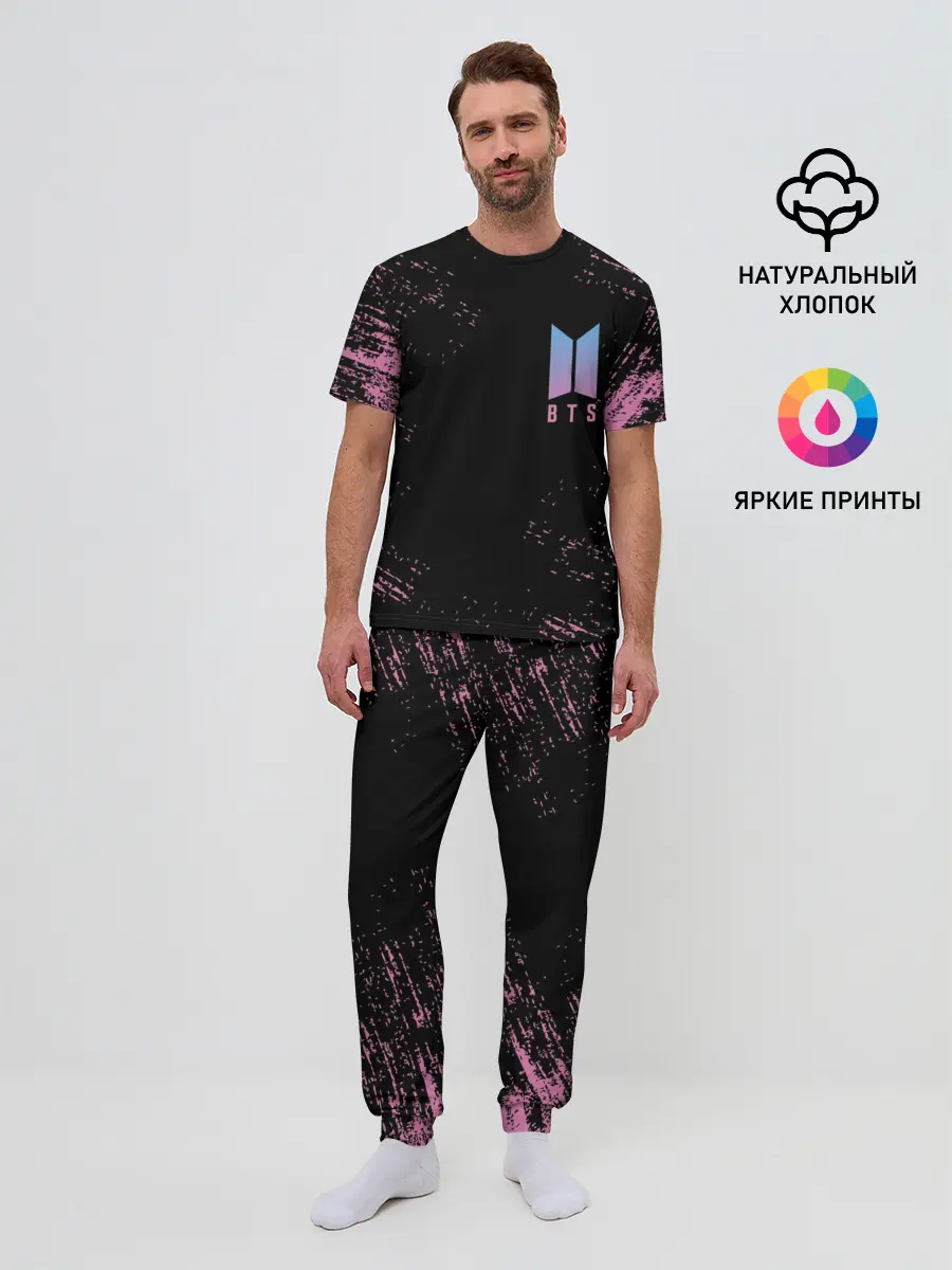 Мужская пижама с брюками / BTS