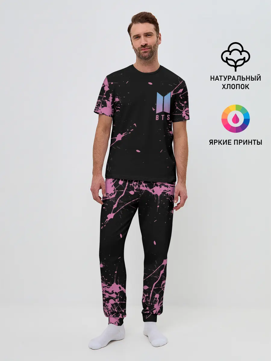Мужская пижама с брюками / BTS