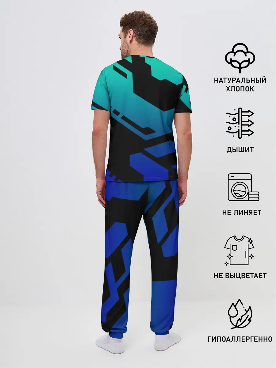 Мужская пижама с брюками / Бэха | BMW