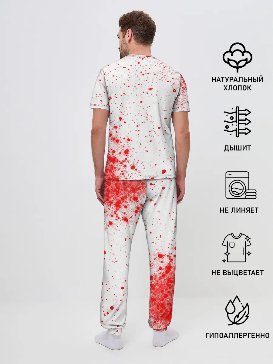 Мужская пижама с брюками / AC MILAN / МИЛАН