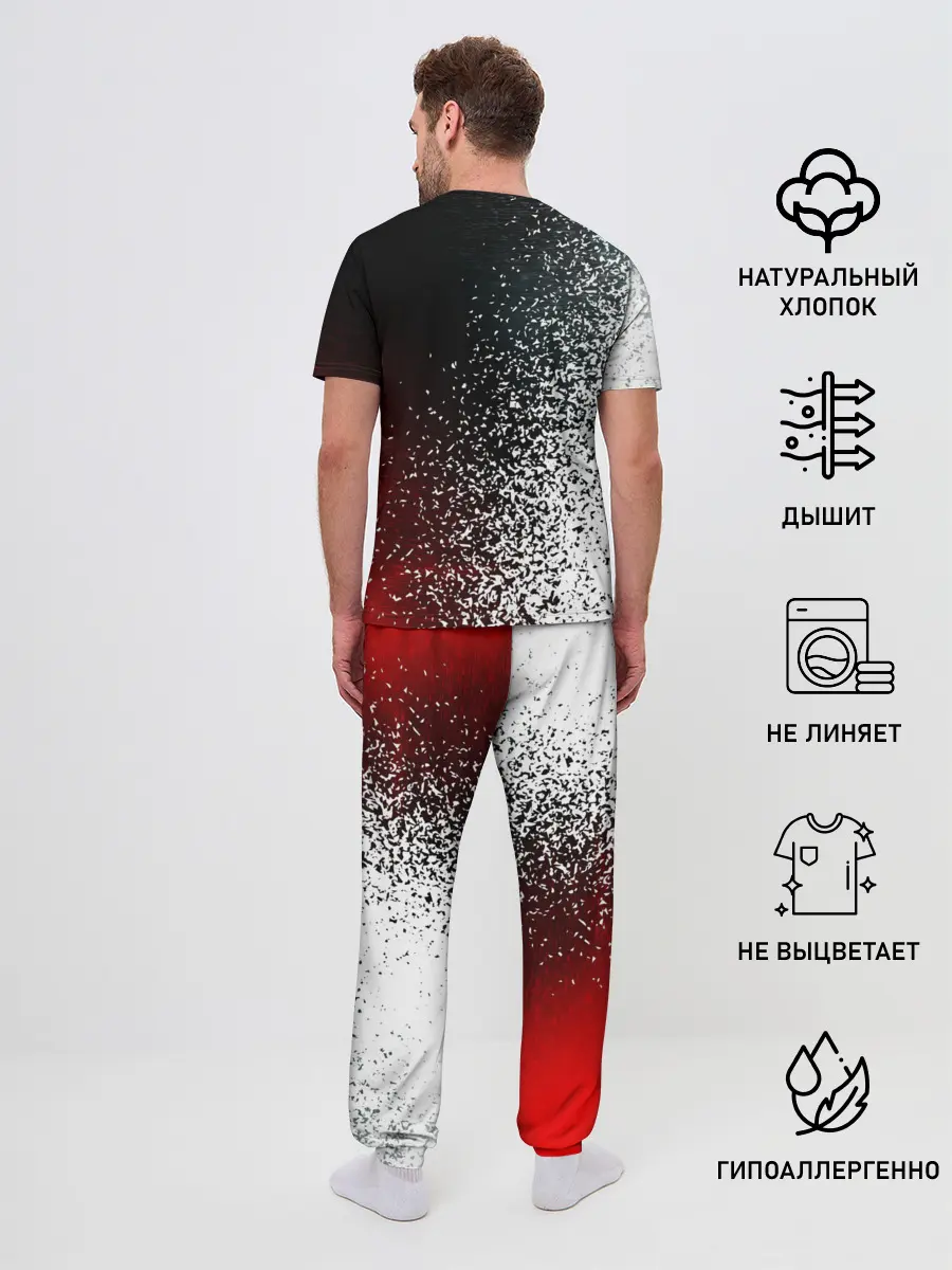 Мужская пижама с брюками / AC MILAN / МИЛАН