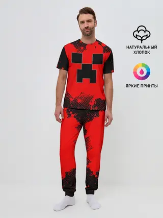 Мужская пижама с брюками / MINECRAFT