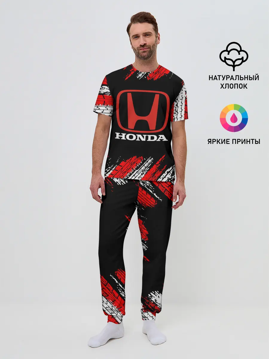 Мужская пижама с брюками / HONDA.