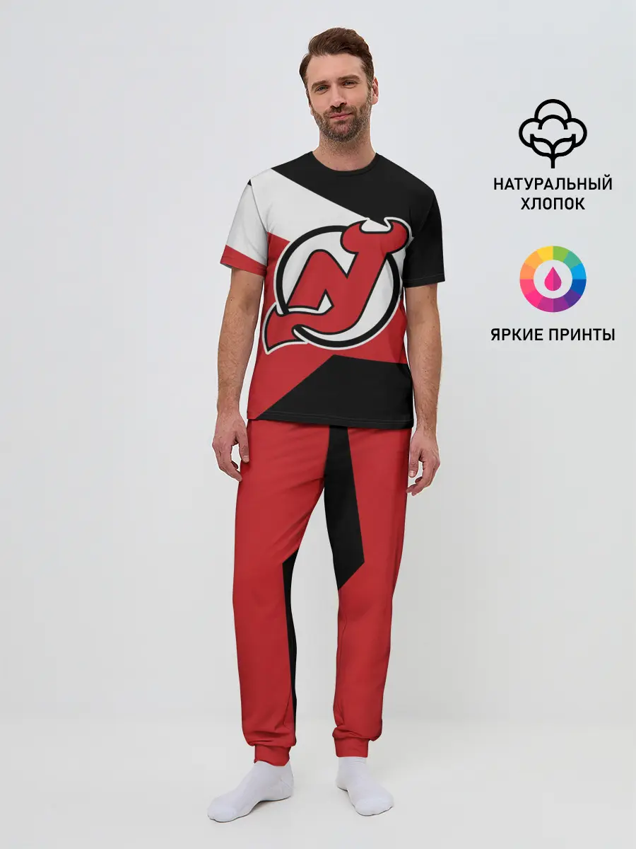 Мужская пижама с брюками / Нью-Джерси Девилз
