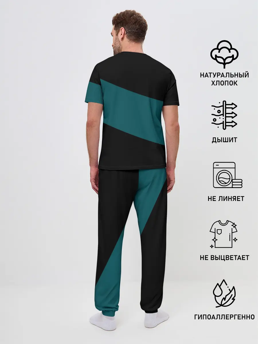 Мужская пижама с брюками / Сан-Хосе Шаркс