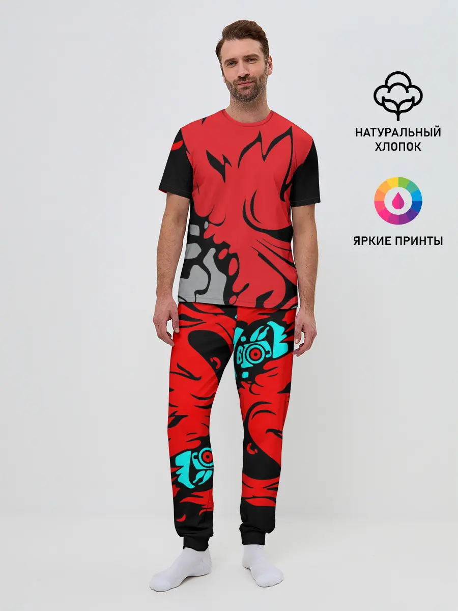 Мужская пижама с брюками / Cyberpunk 2077