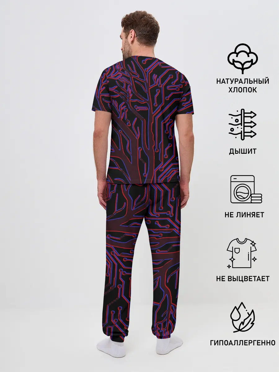 Мужская пижама с брюками / Cyberpunk 2077