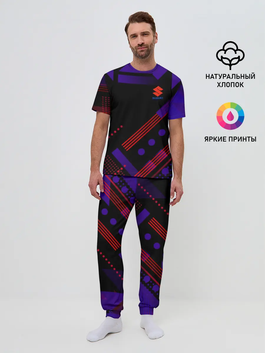 Мужская пижама с брюками / Suzuki
