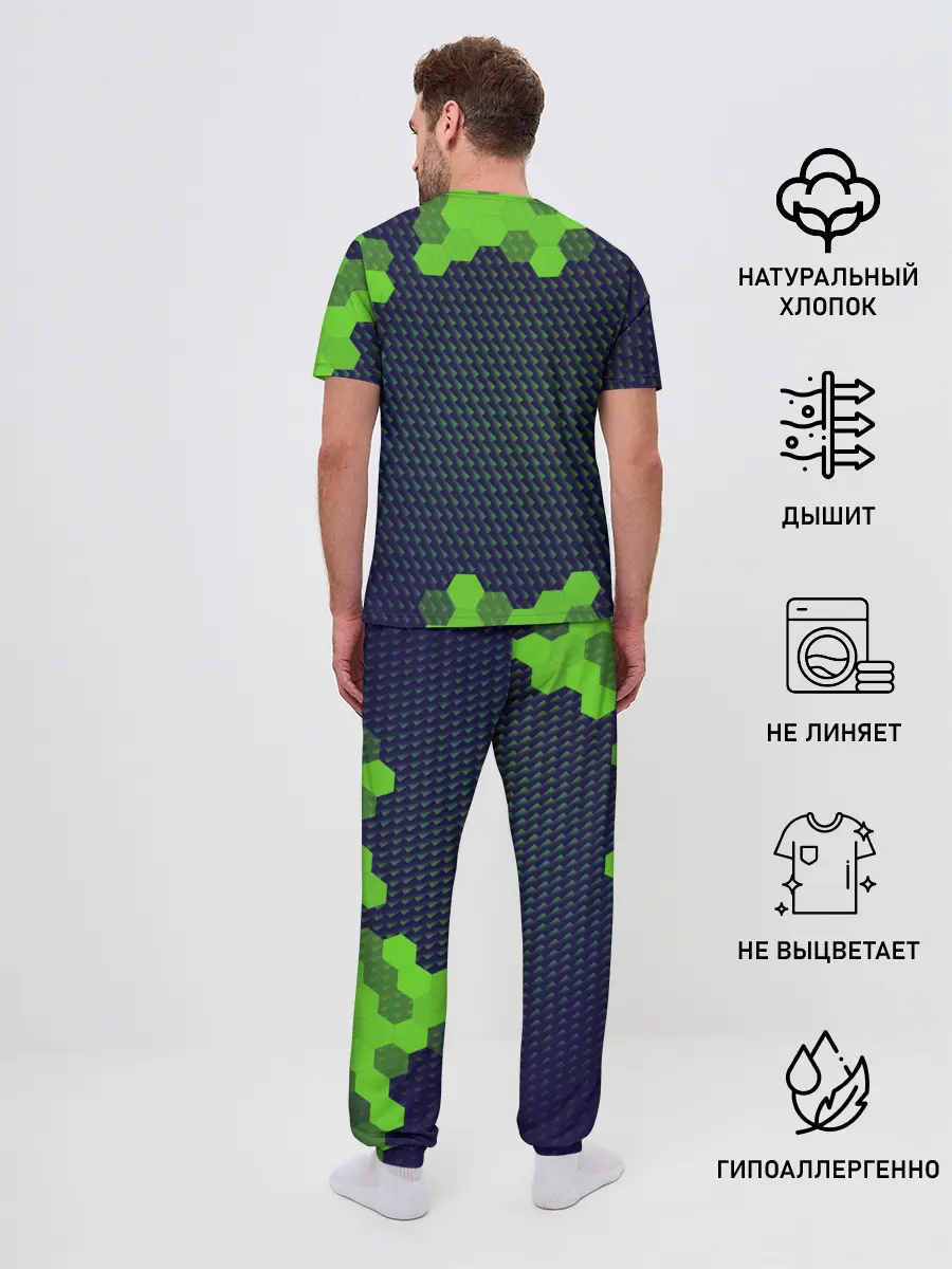 Мужская пижама с брюками / MINECRAFT / МАЙНКРАФТ