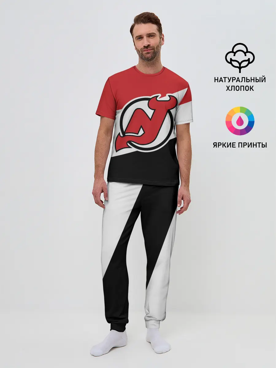 Мужская пижама с брюками / Нью-Джерси Девилз