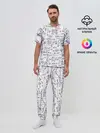Мужская пижама с брюками / Формулы