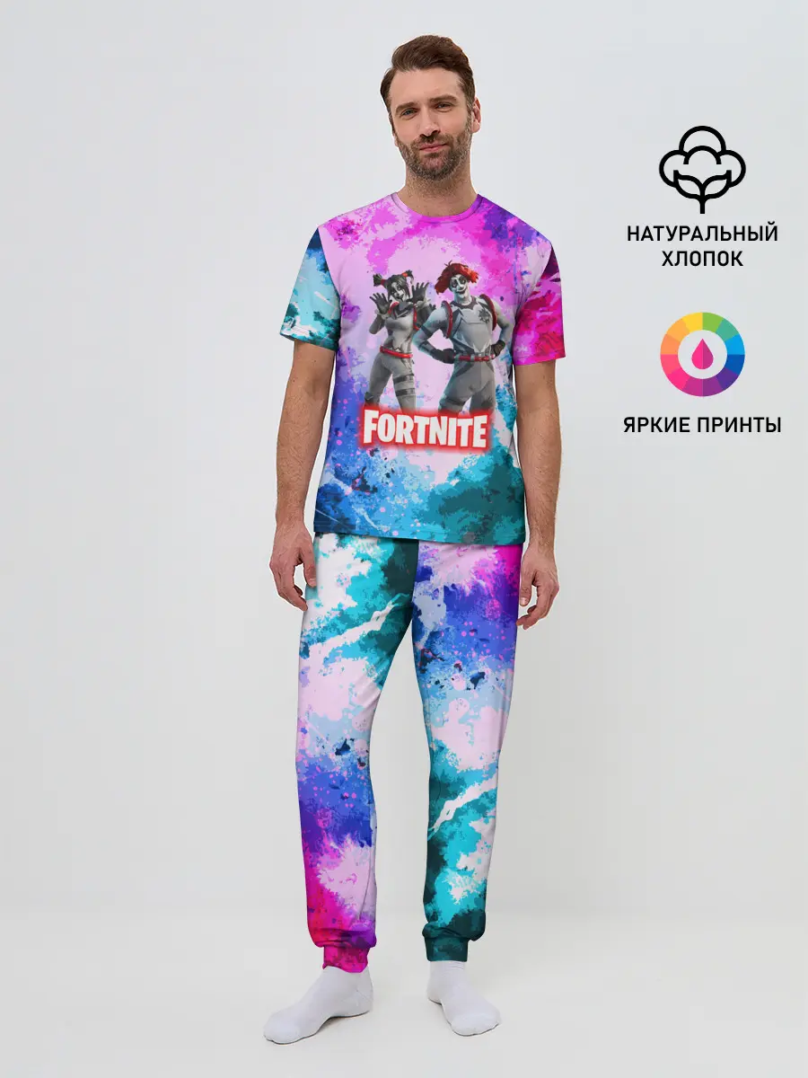 Мужская пижама с брюками / fortnite
