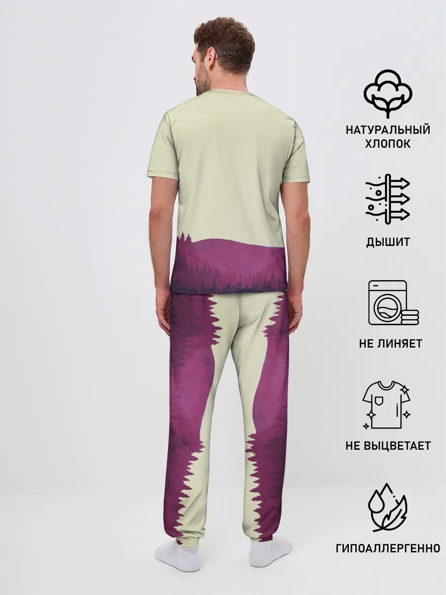 Мужская пижама с брюками / Armored bear