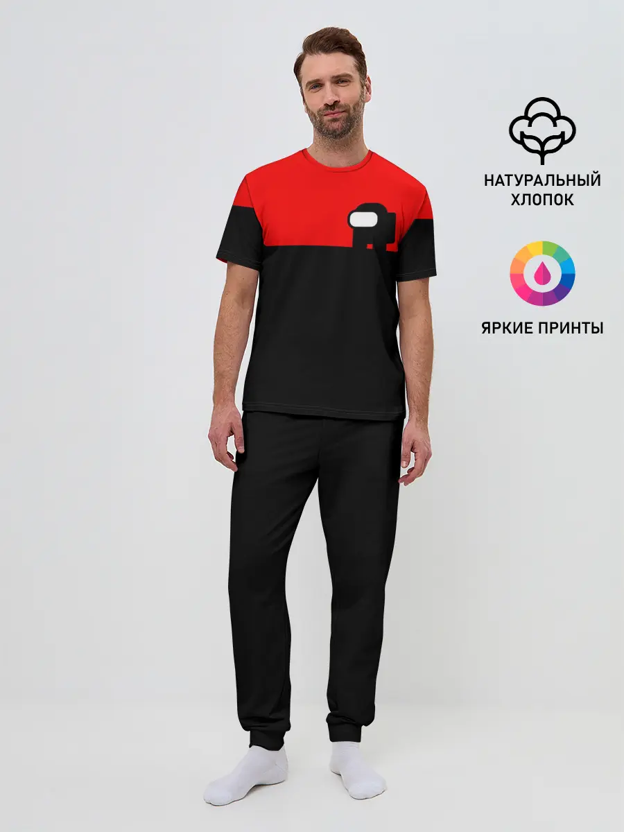 Мужская пижама с брюками / AMONG US - ALONE