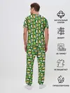 Мужская пижама с брюками / Ёлки
