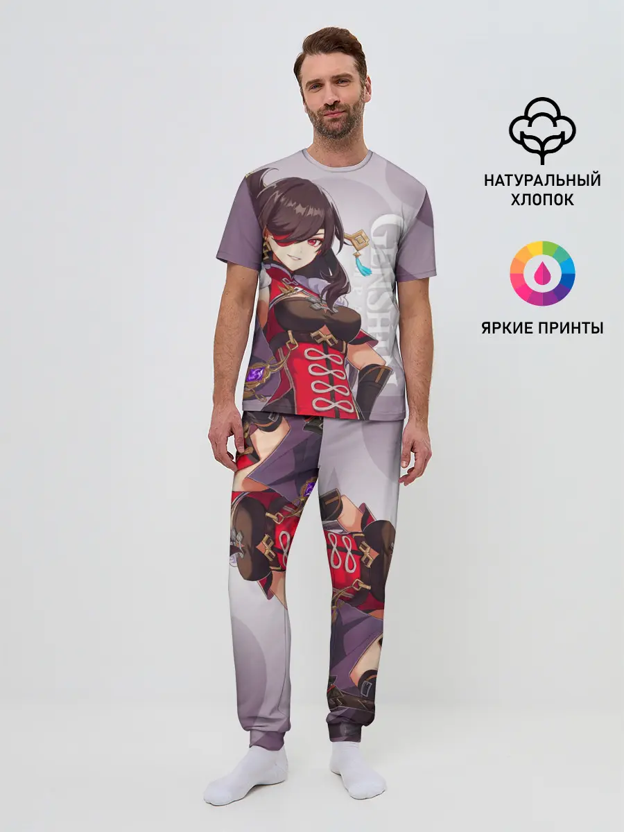 Мужская пижама с брюками / GENSHIN IMPACT, БЭЙ ДОУ