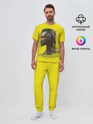 Мужская пижама с брюками / Киберпанк 2077