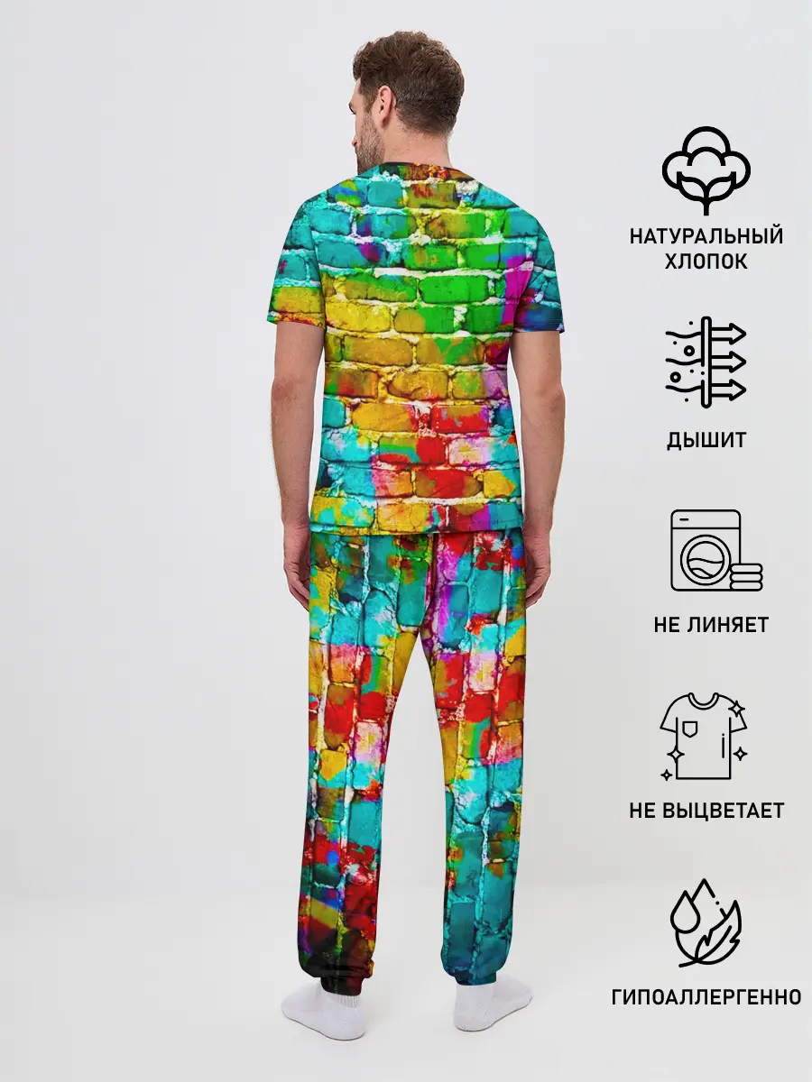 Мужская пижама с брюками / Pikachu