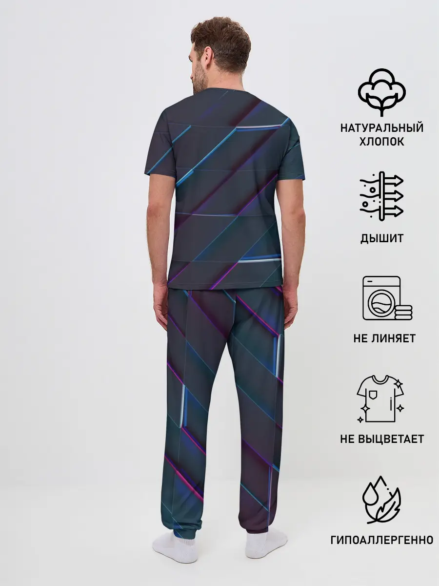 Мужская пижама с брюками / Cyberpunk 2077