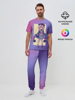 Мужская пижама с брюками / Genshin Impact