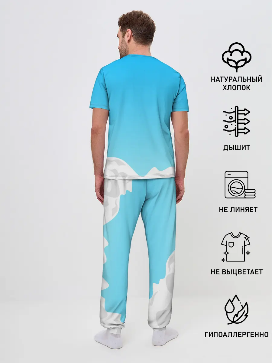 Мужская пижама с брюками / Genshin Impact