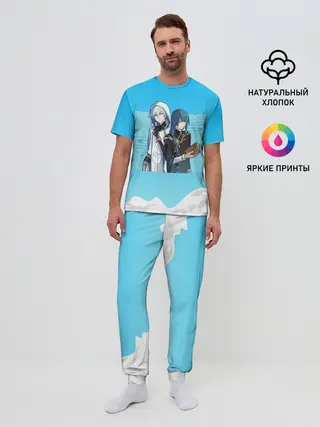 Мужская пижама с брюками / Genshin Impact