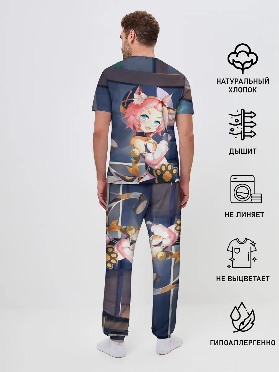 Мужская пижама с брюками / GENSHIN IMPACT