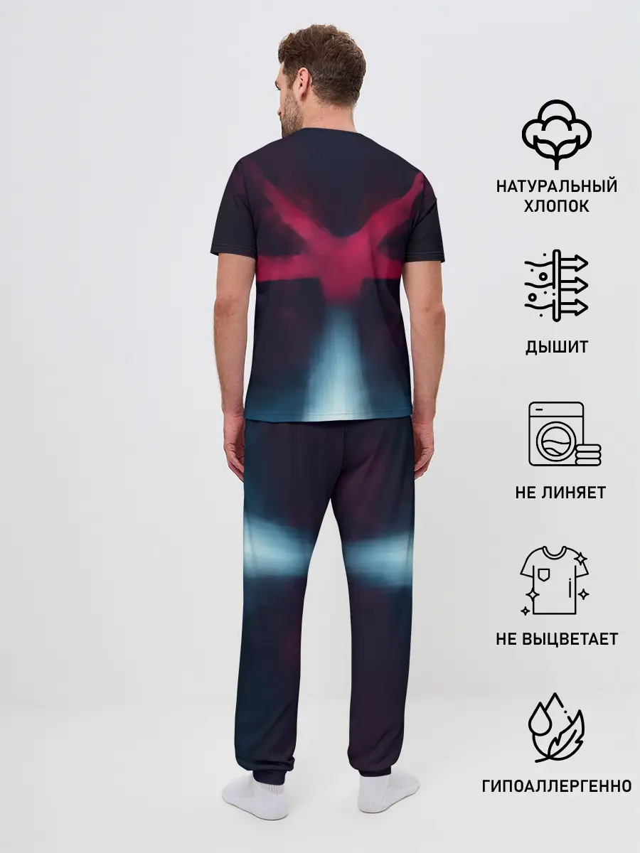 Мужская пижама с брюками / Kirito спиной