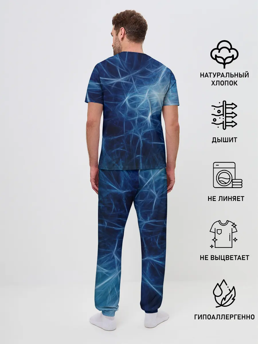Мужская пижама с брюками / Рэм
