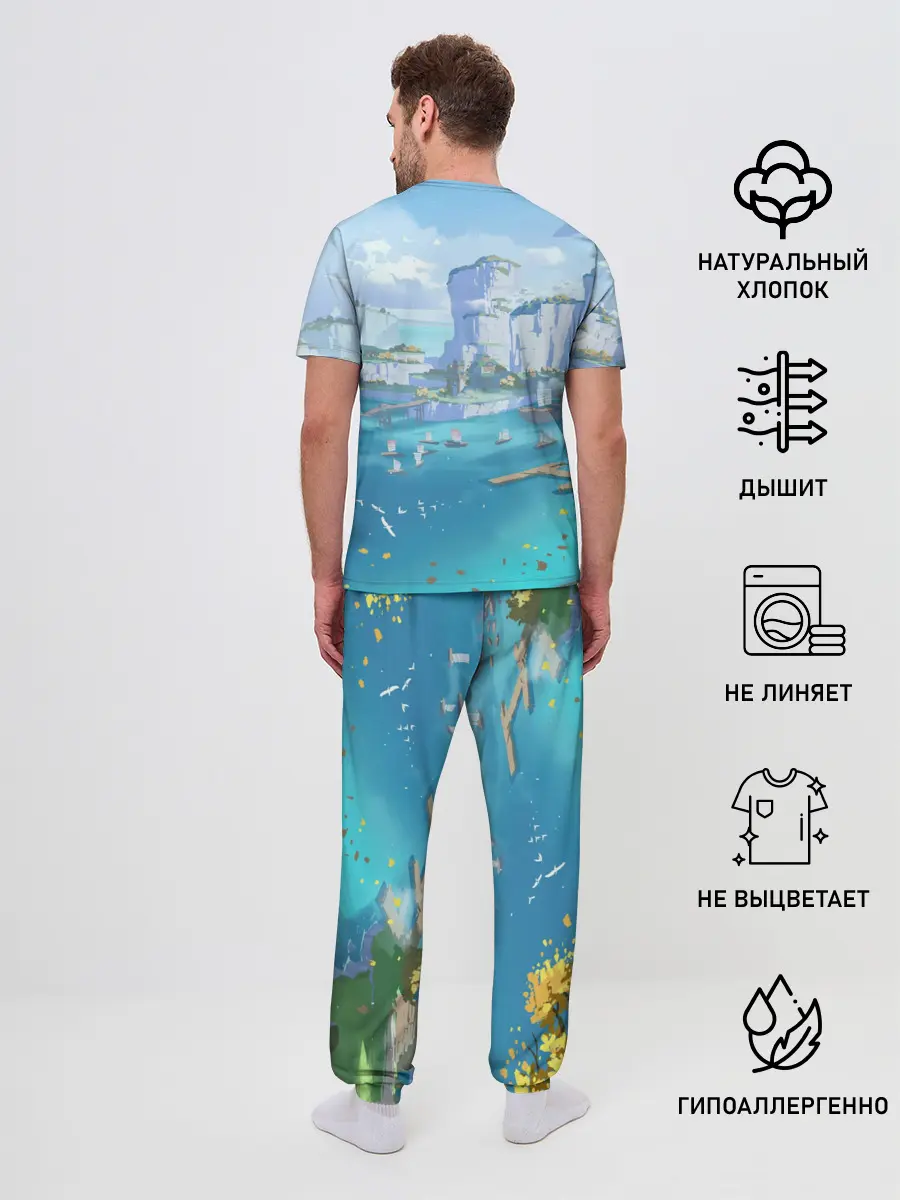 Мужская пижама с брюками / Paimon