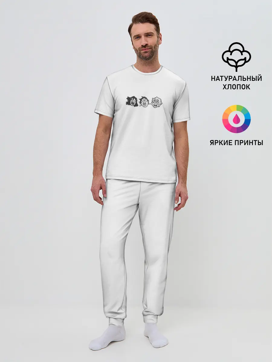 Мужская пижама с брюками / герои аниме