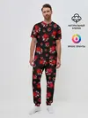 Мужская пижама с брюками / SAMURAI 2077 PATTERN