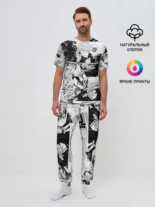 Мужская пижама с брюками / Магическая битва манга